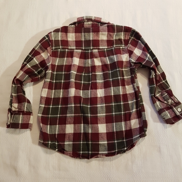 Gymboree boys size 3T plaid flannel button up shirt - Picture 2 of 5
